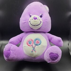 Care Bear Purple Plush Bear‎ Toy